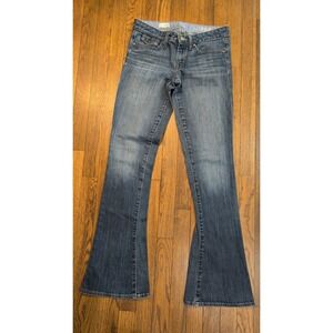 Gap 1969 Medium Wash Bootcut Flare Stretch Jeans Distressed 27 / 4